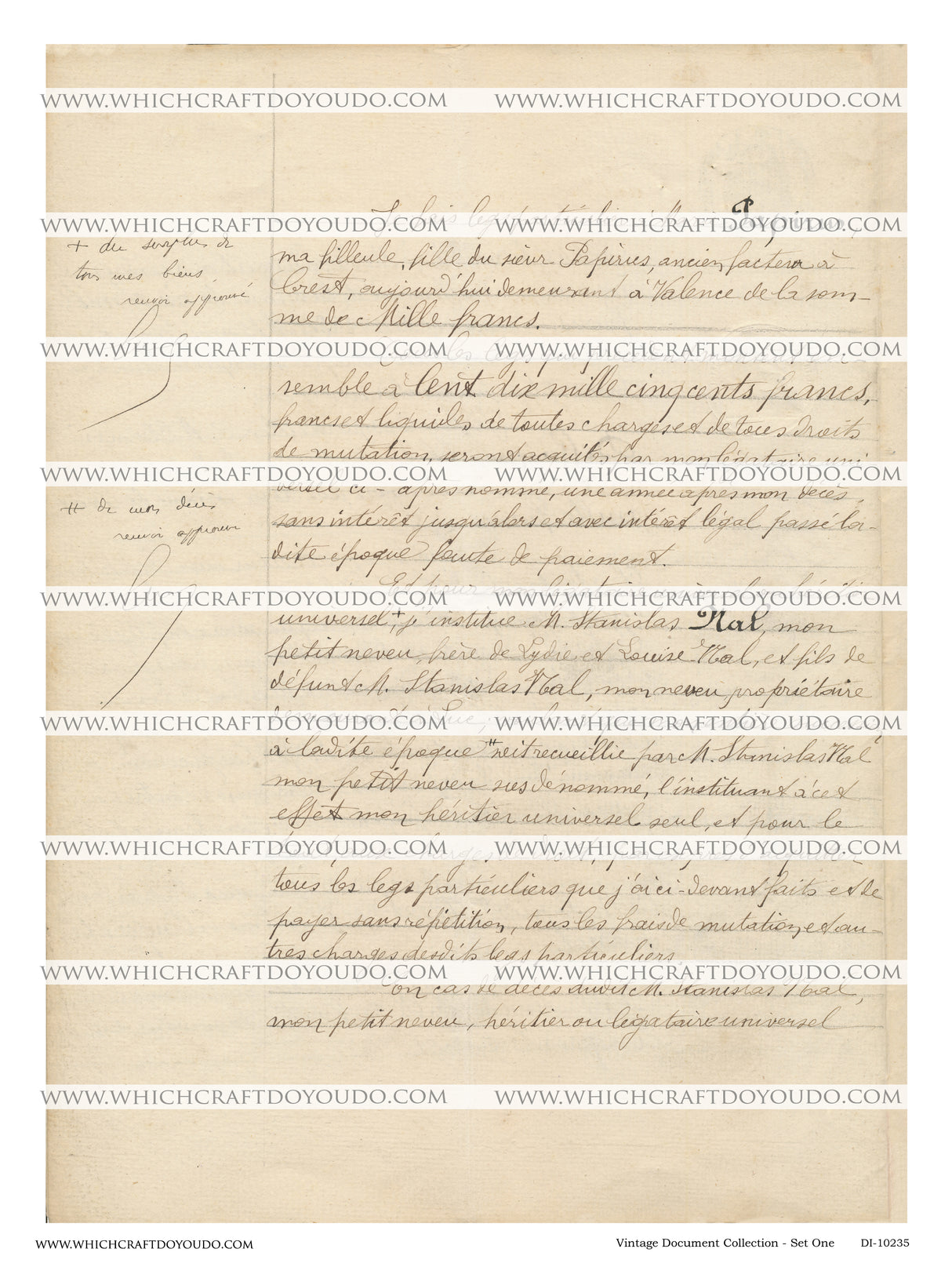 Vintage Document Collection - Set One - DI-10235 - Digital Download