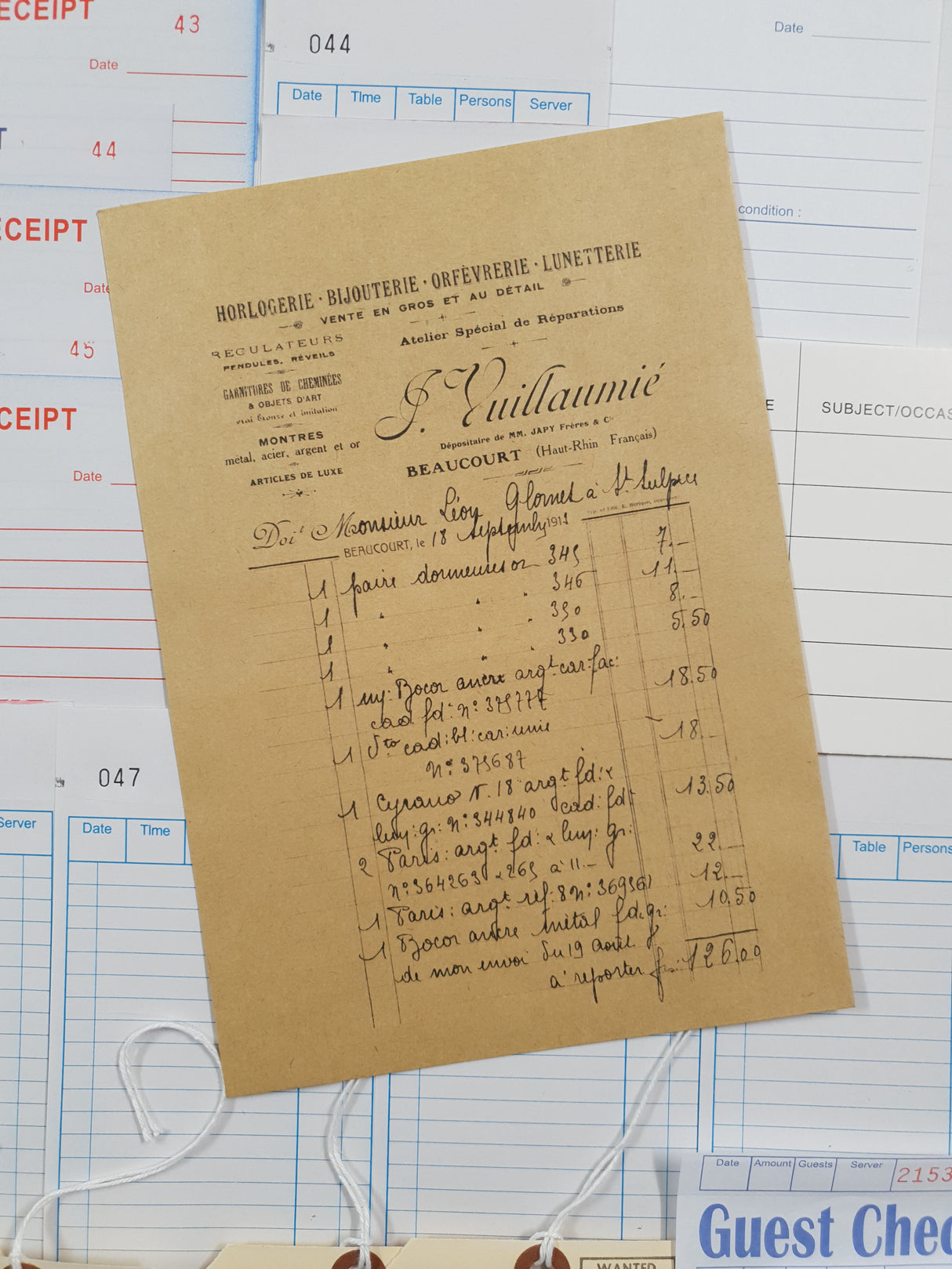 Assorted Documents Pack - LX