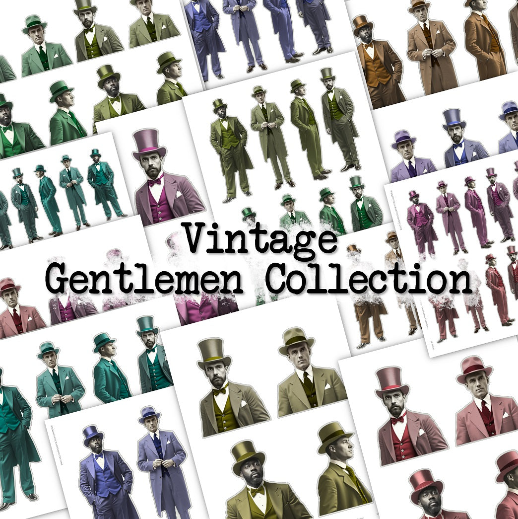 Vintage Gentlemen Collection - DI-10300 - Digital Download