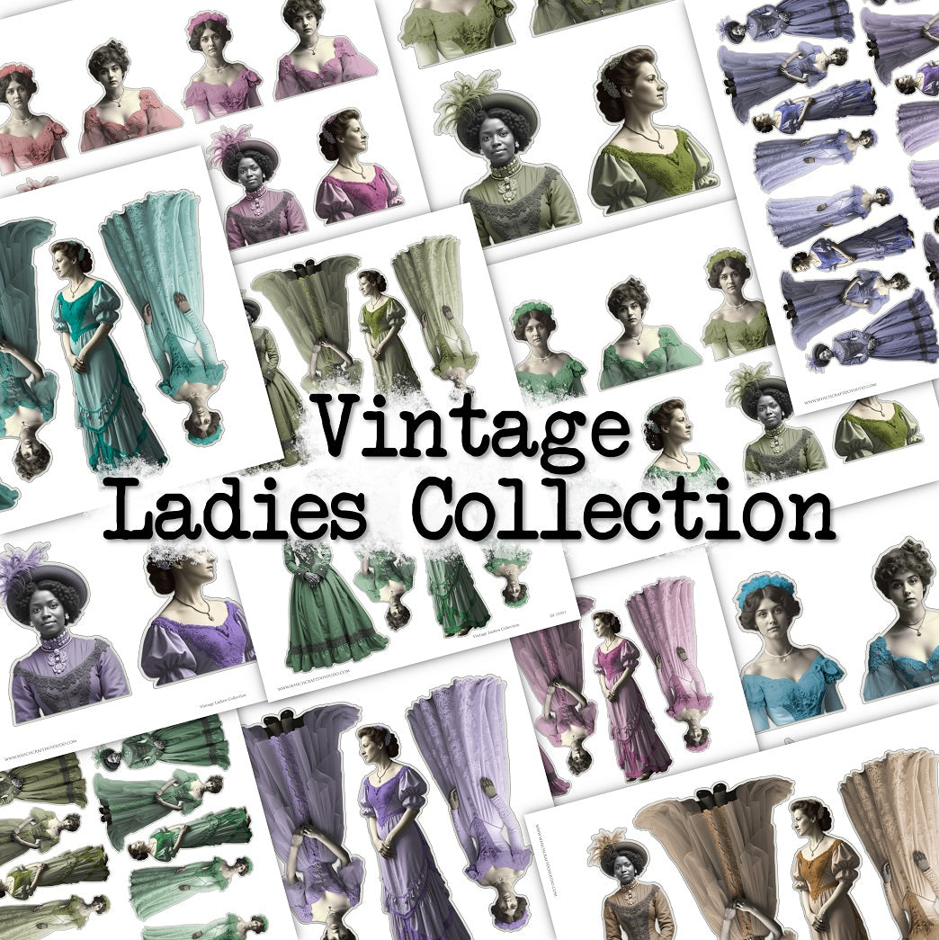 Vintage Ladies Collection - DI-10301 - Digital Download