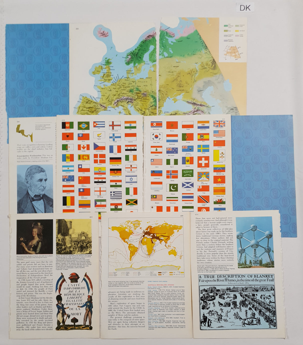 Authentic Vintage Encyclopedia Pages Pack - DK