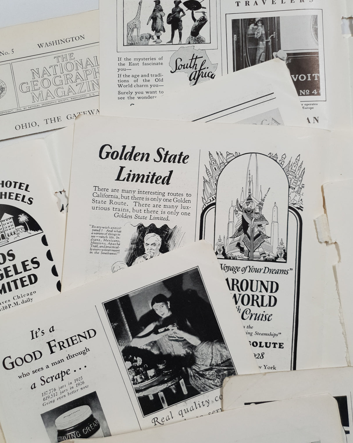 Authentic Vintage Advertisement Pages Pack - DM