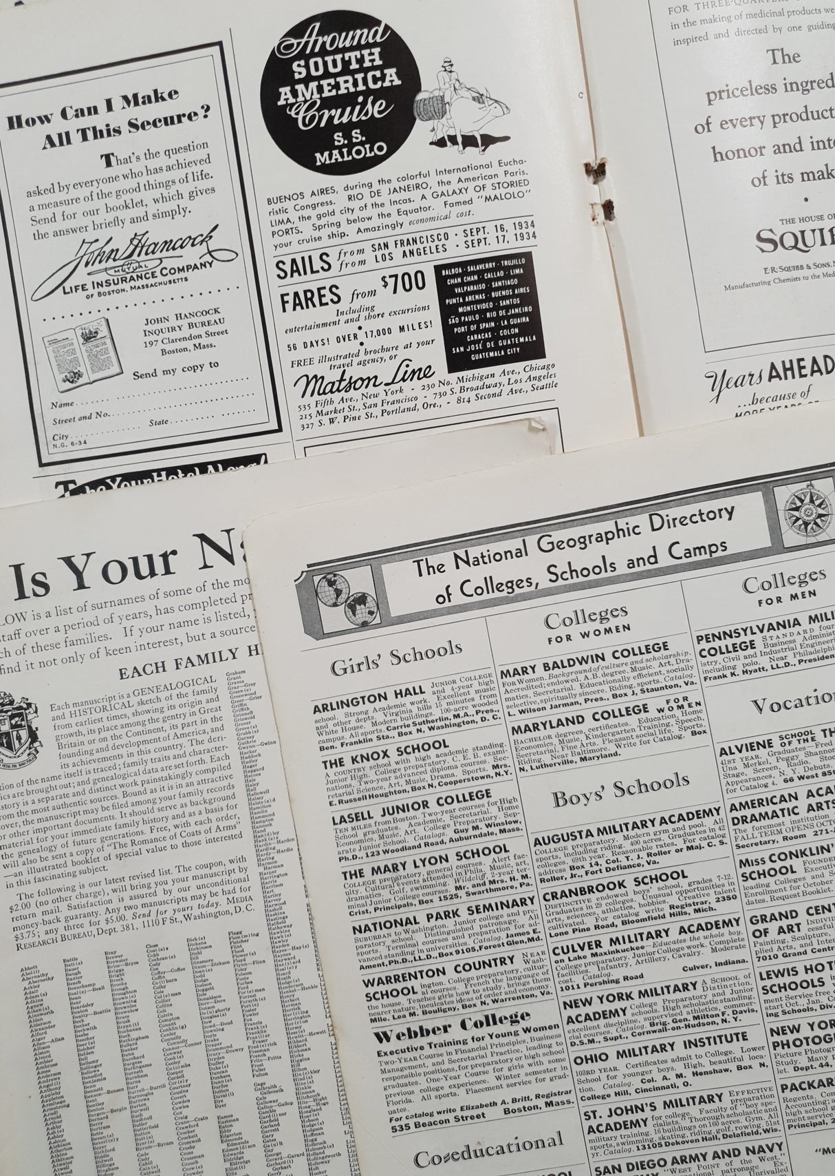 Authentic Vintage Advertisement Pages Pack - DM