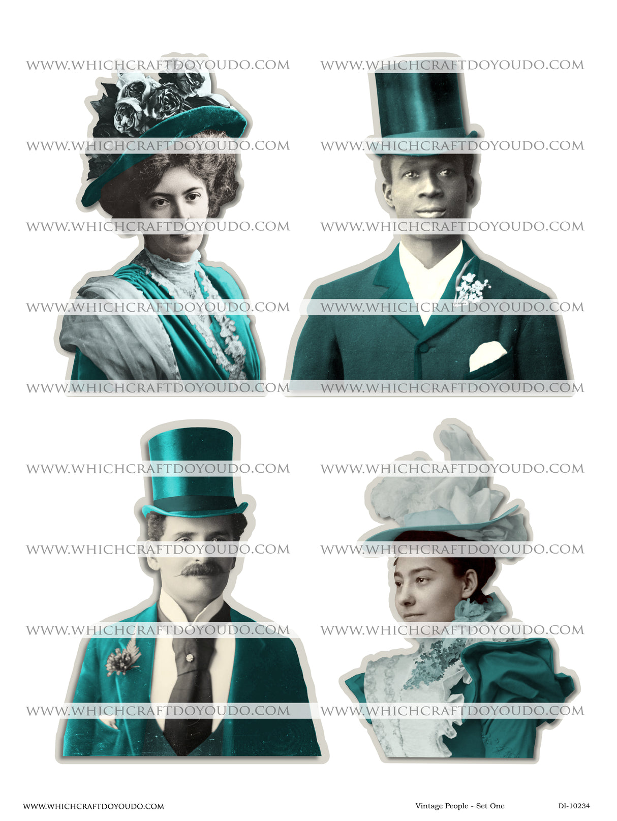 Vintage People - Set One - DI-10234 - Digital Download