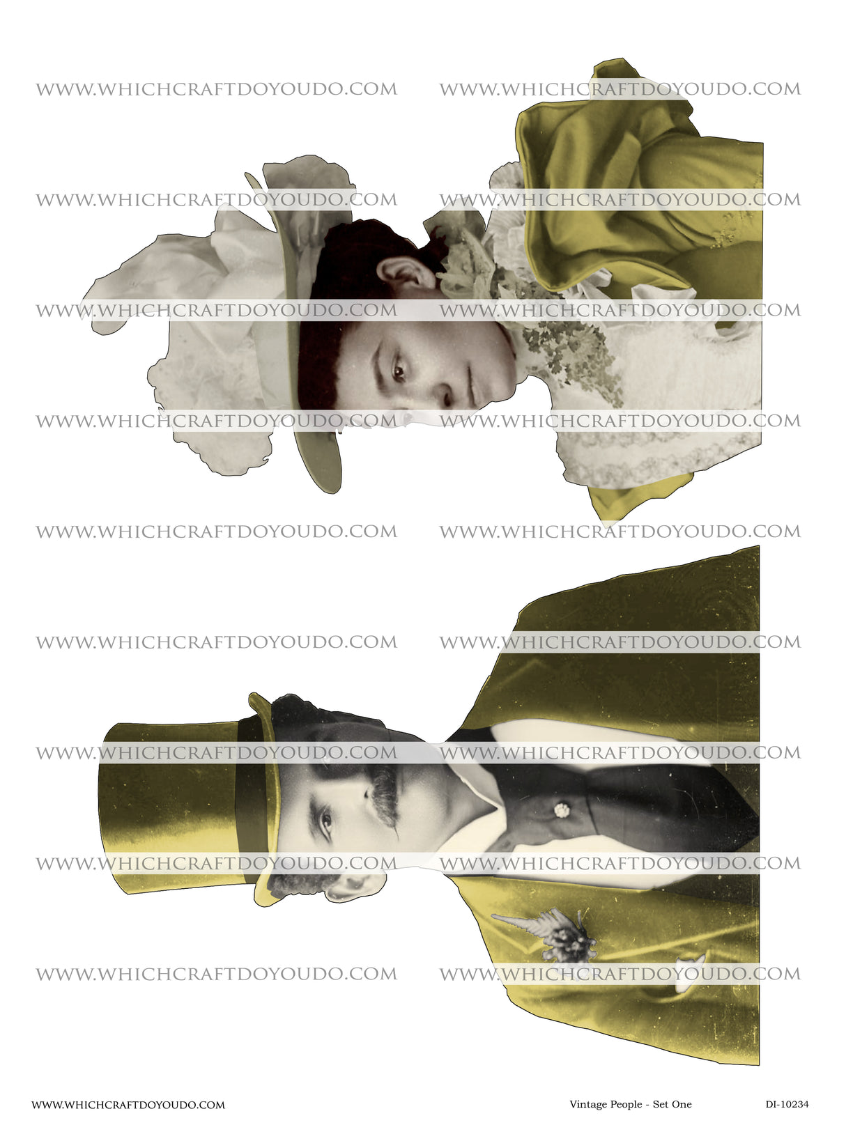 Vintage People - Set One - DI-10234 - Digital Download