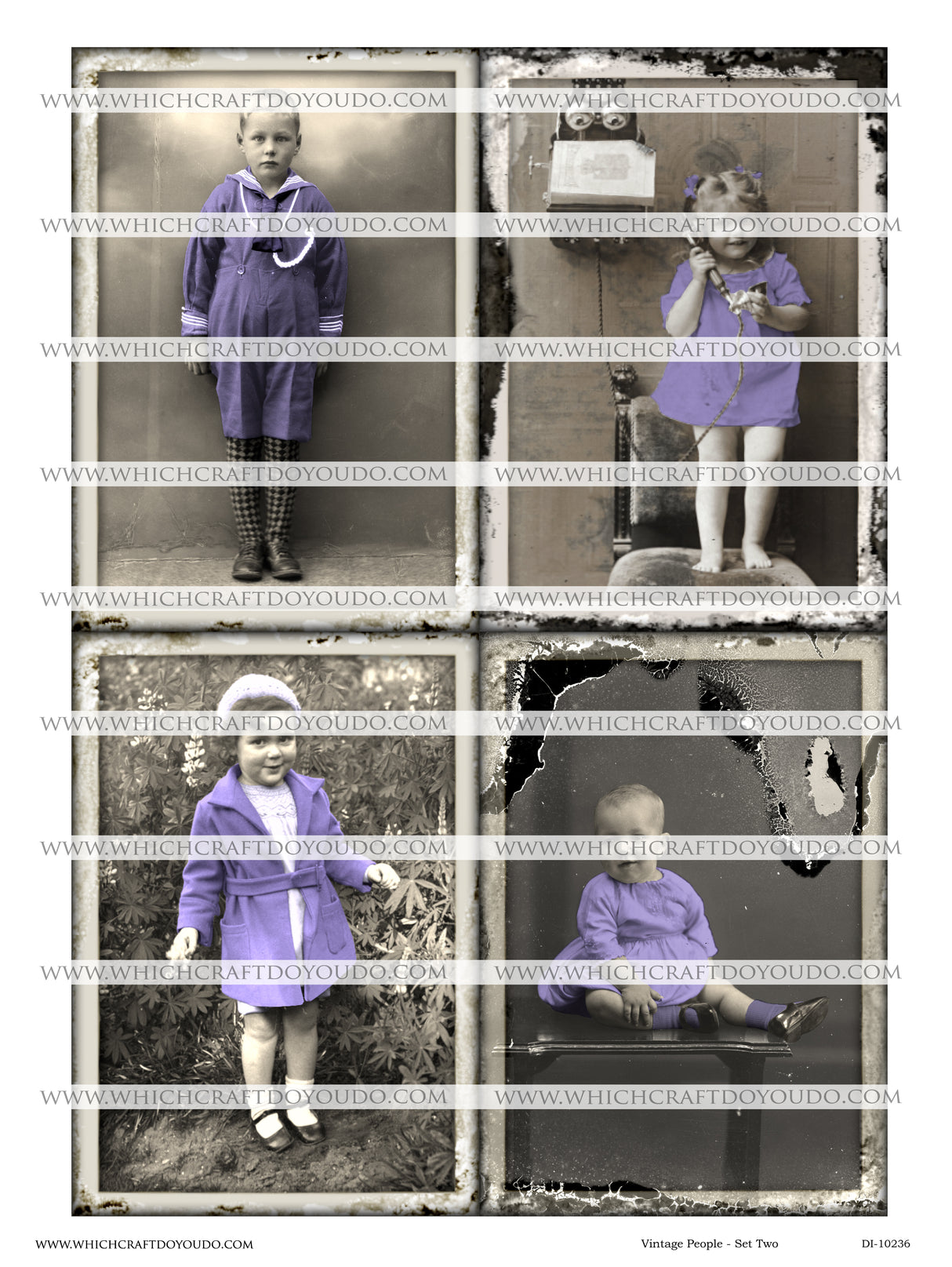 Vintage People - Set Two - DI-10236 - Digital Download
