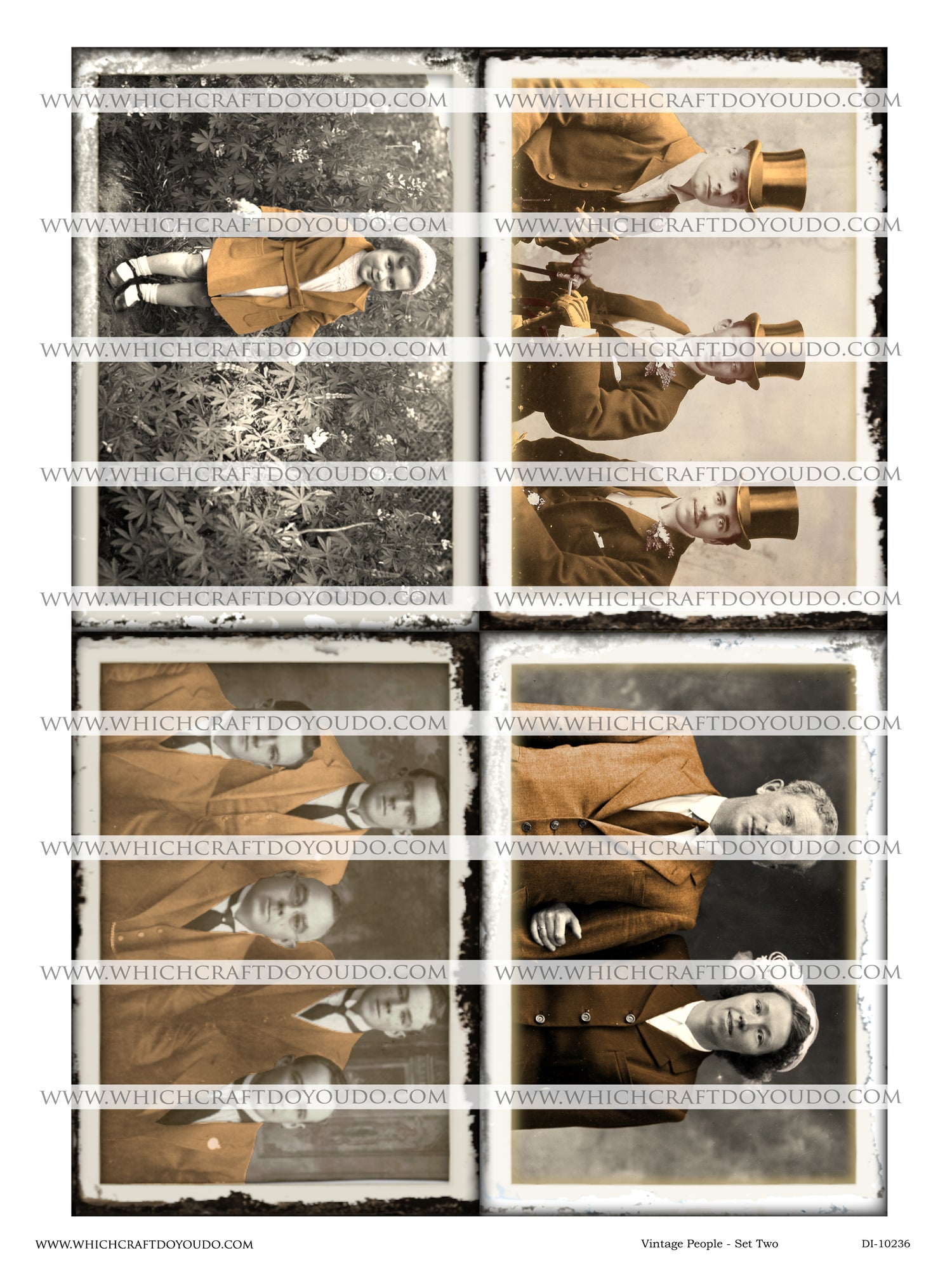 Vintage People - Set Two - DI-10236 - Digital Download