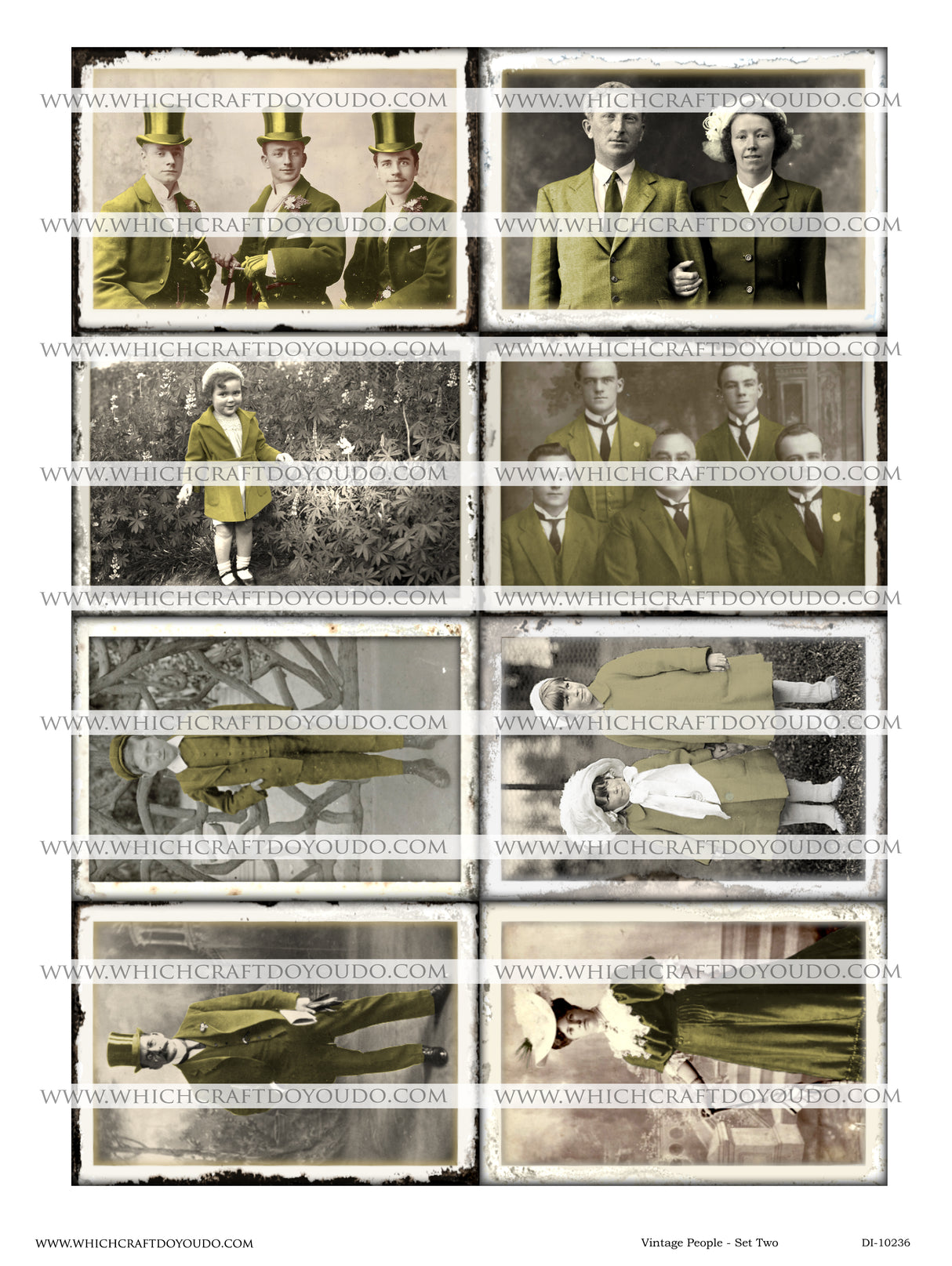 Vintage People - Set Two - DI-10236 - Digital Download