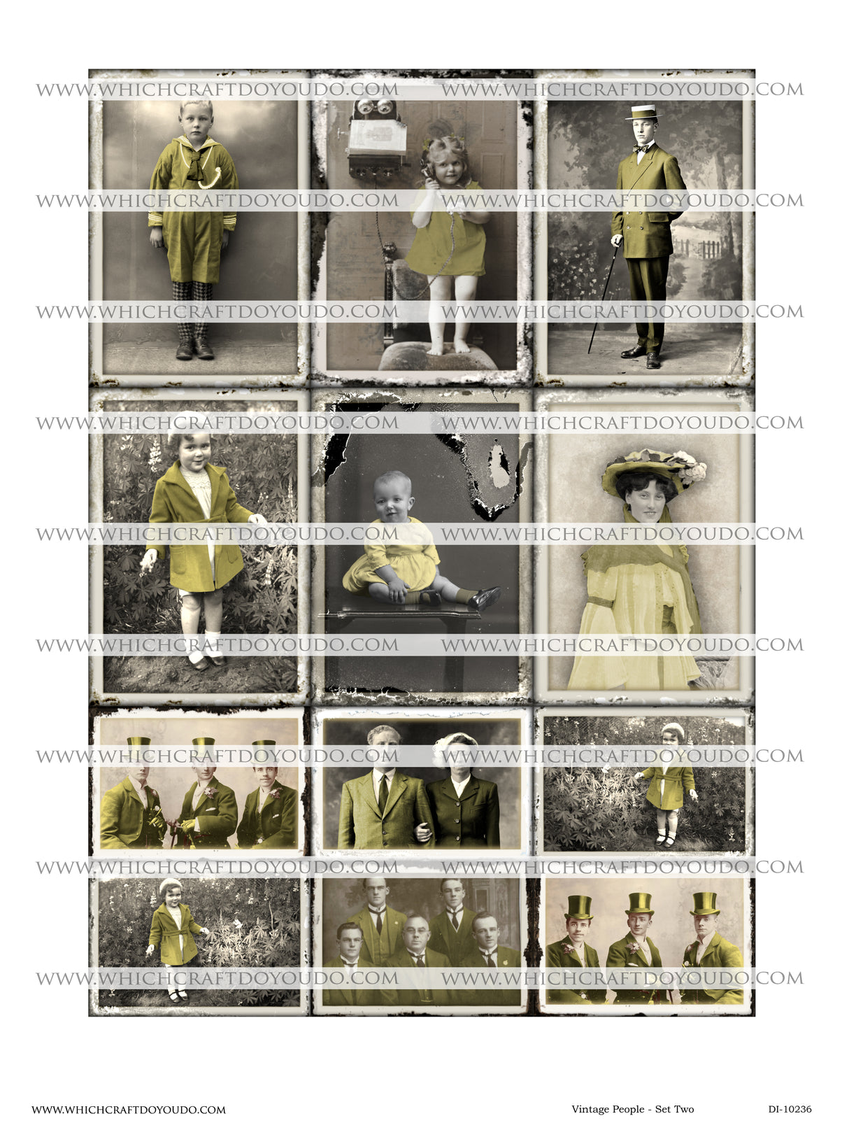 Vintage People - Set Two - DI-10236 - Digital Download