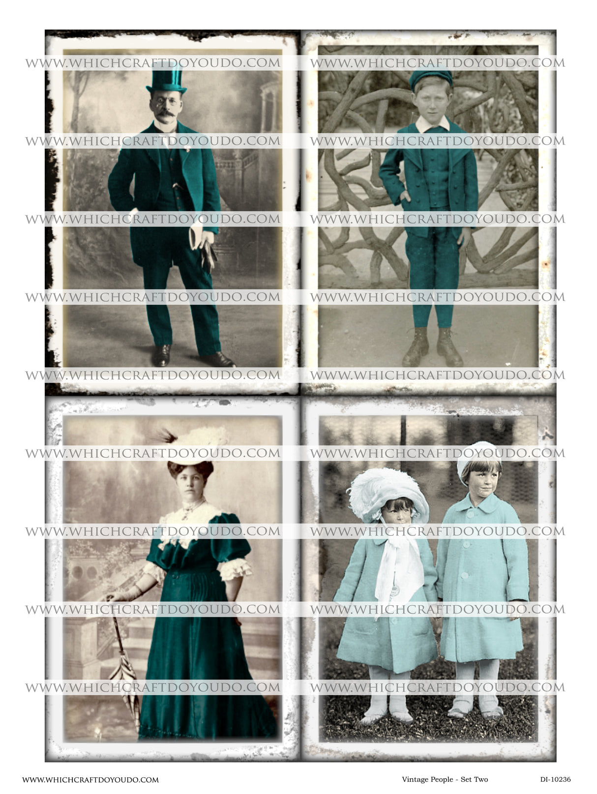 Vintage People - Set Two - DI-10236 - Digital Download