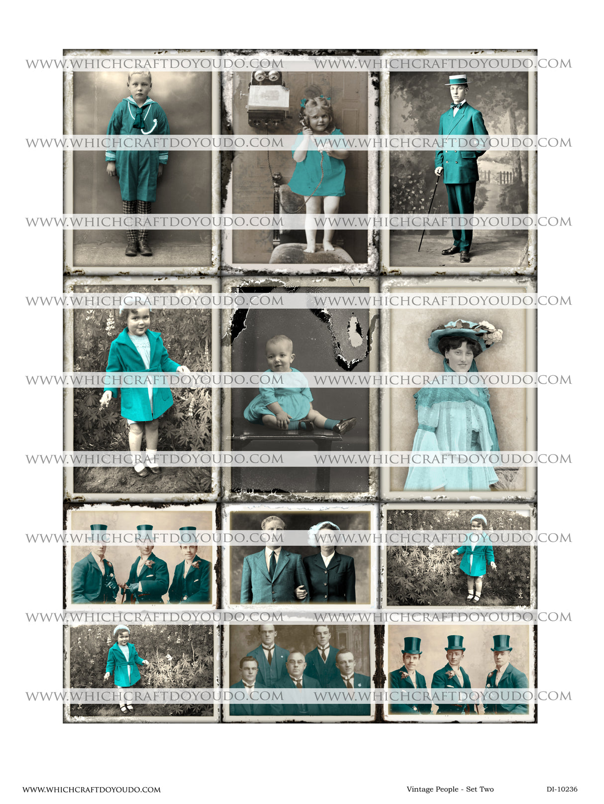 Vintage People - Set Two - DI-10236 - Digital Download
