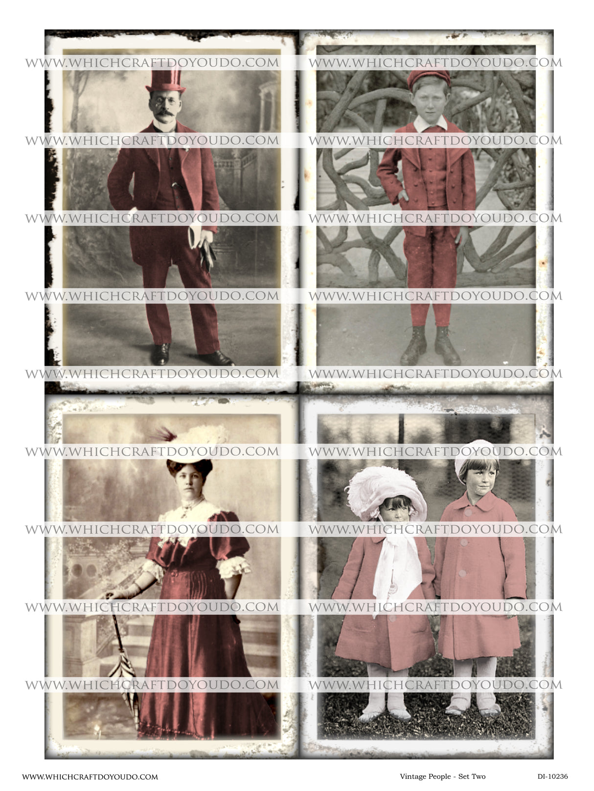 Vintage People - Set Two - DI-10236 - Digital Download