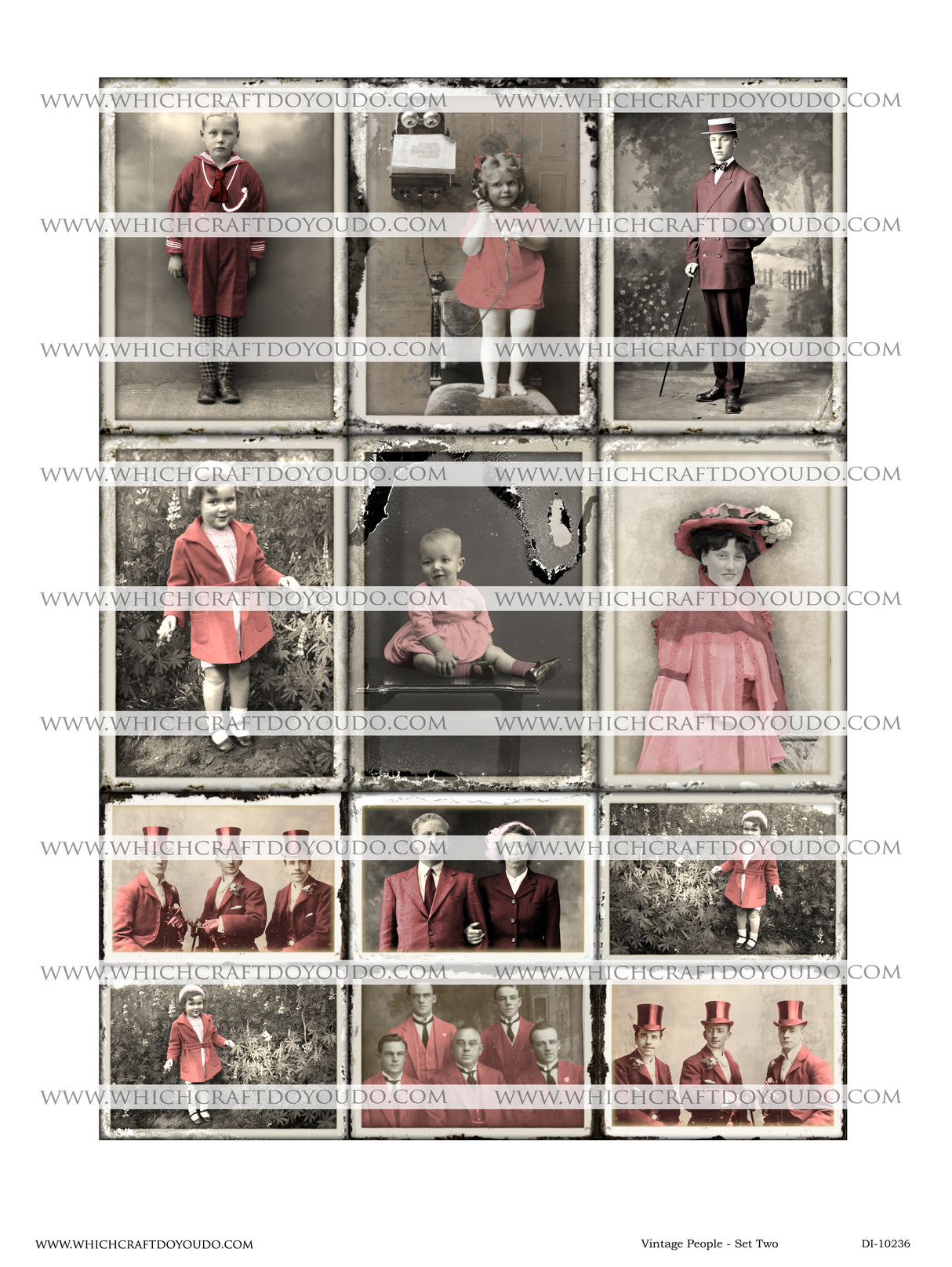 Vintage People - Set Two - DI-10236 - Digital Download
