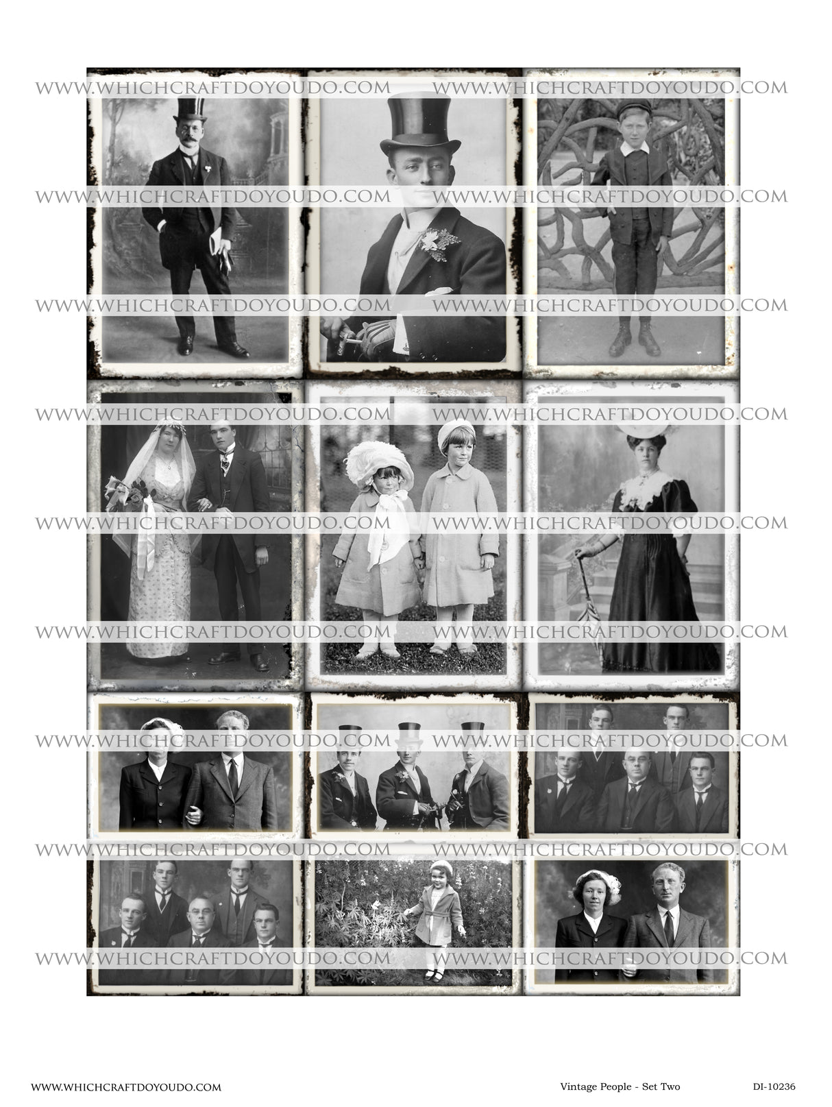 Vintage People - Set Two - DI-10236 - Digital Download