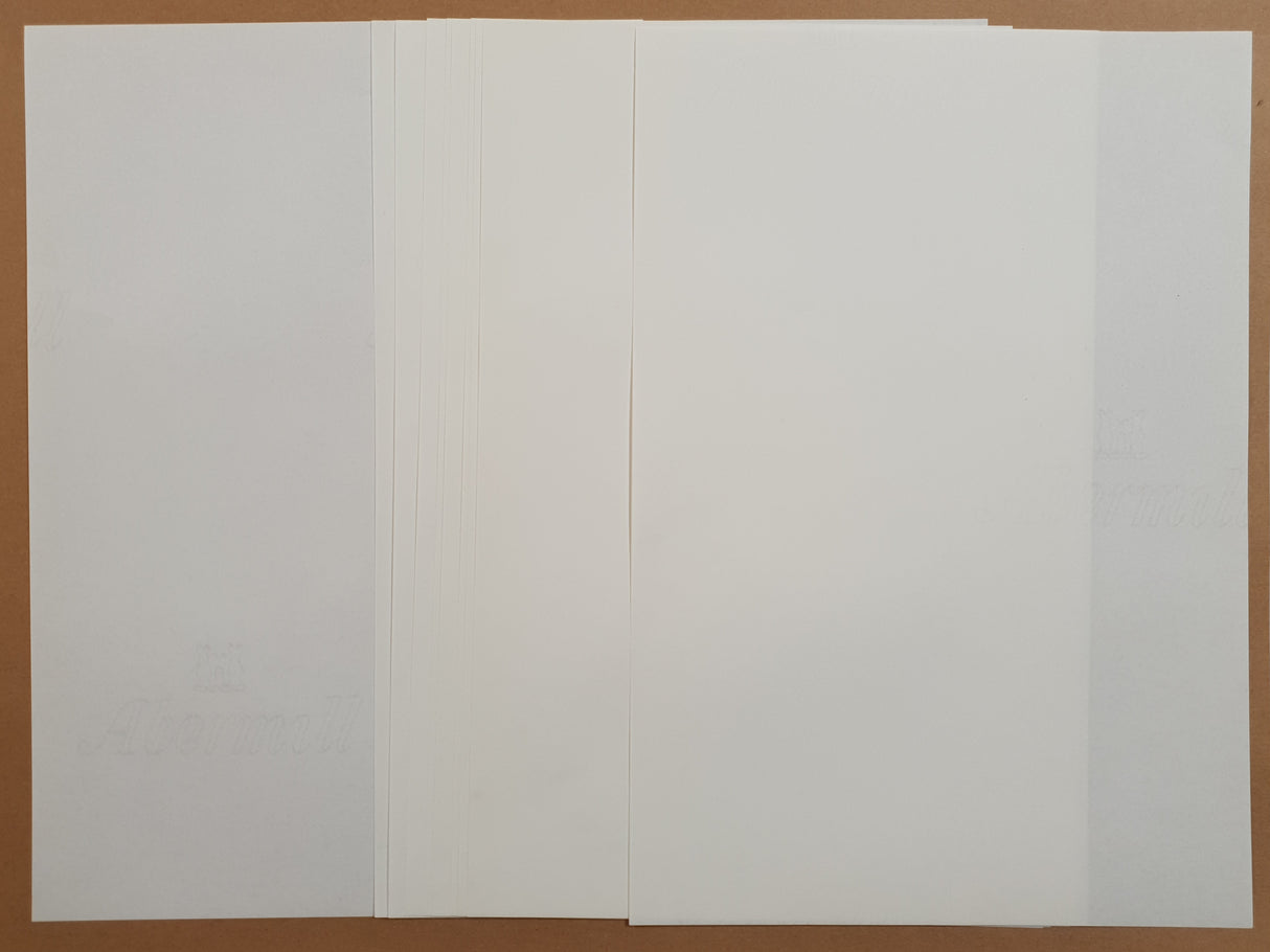 Vintage Abermill 70gsm Watermarked Paper – Set of 10 Sheets