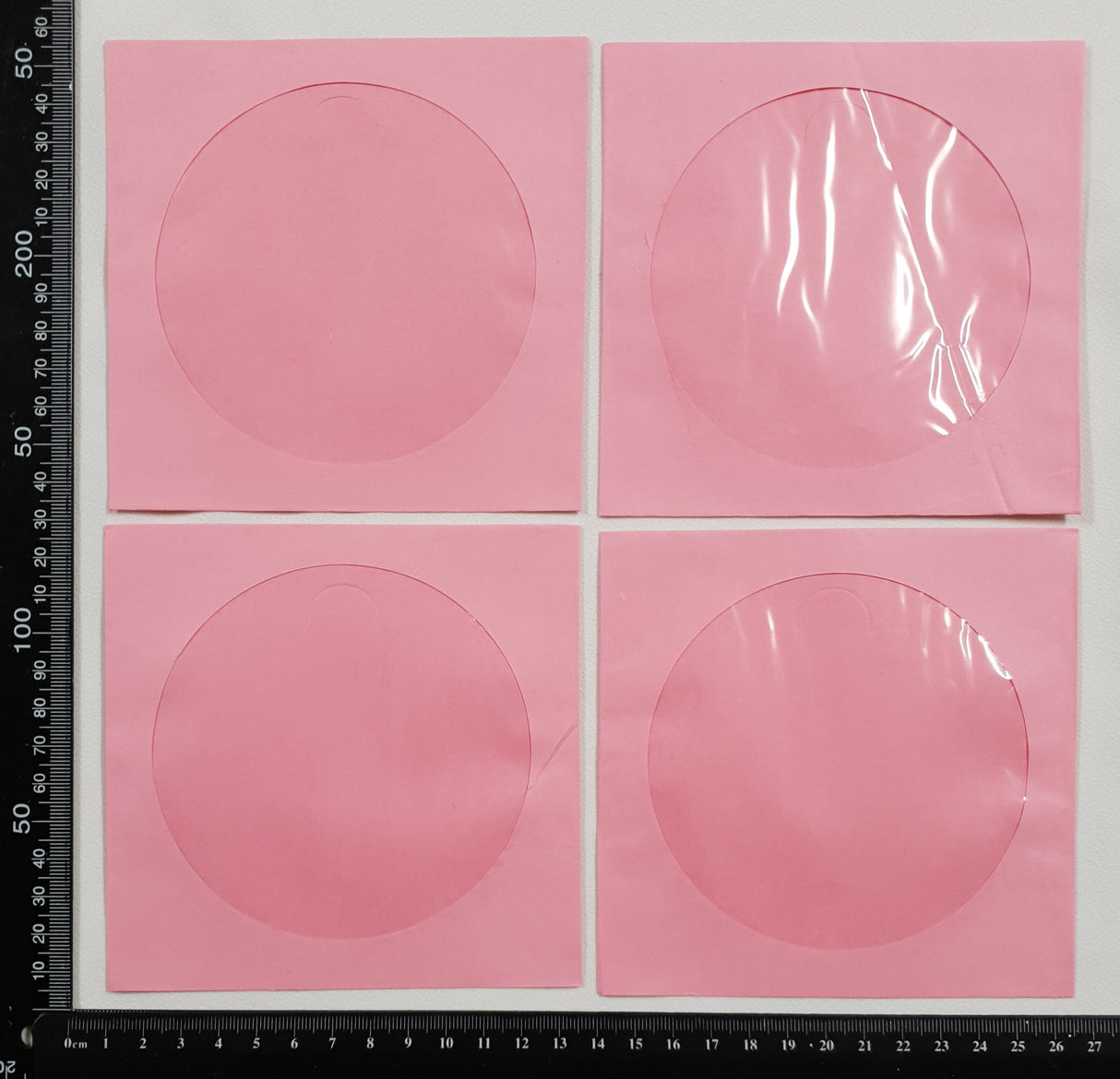 Windowed Envelopes - Set of 4 - Pink