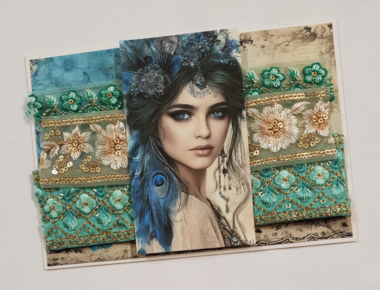 Assorted Embroidered Trim Pack - XQ