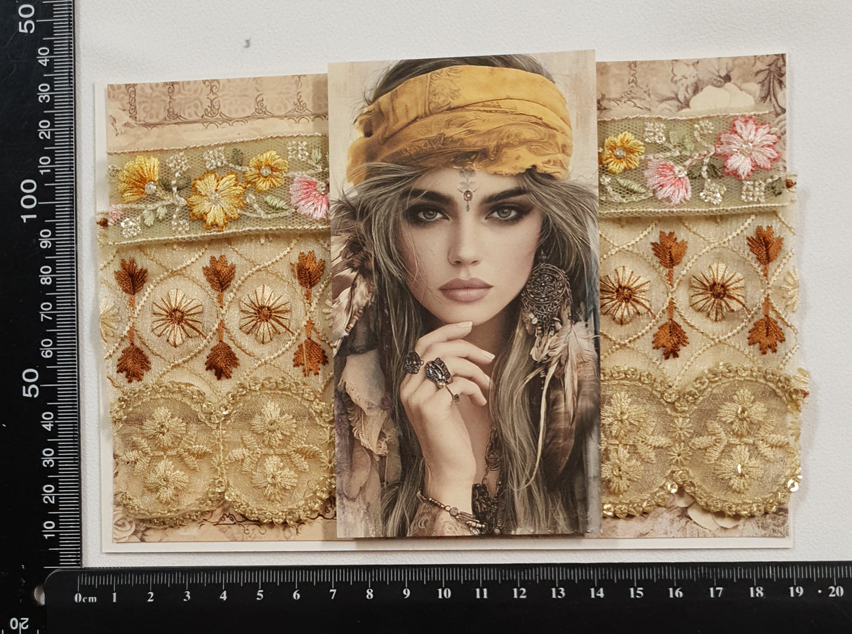 Assorted Embroidered Trim Pack - XU
