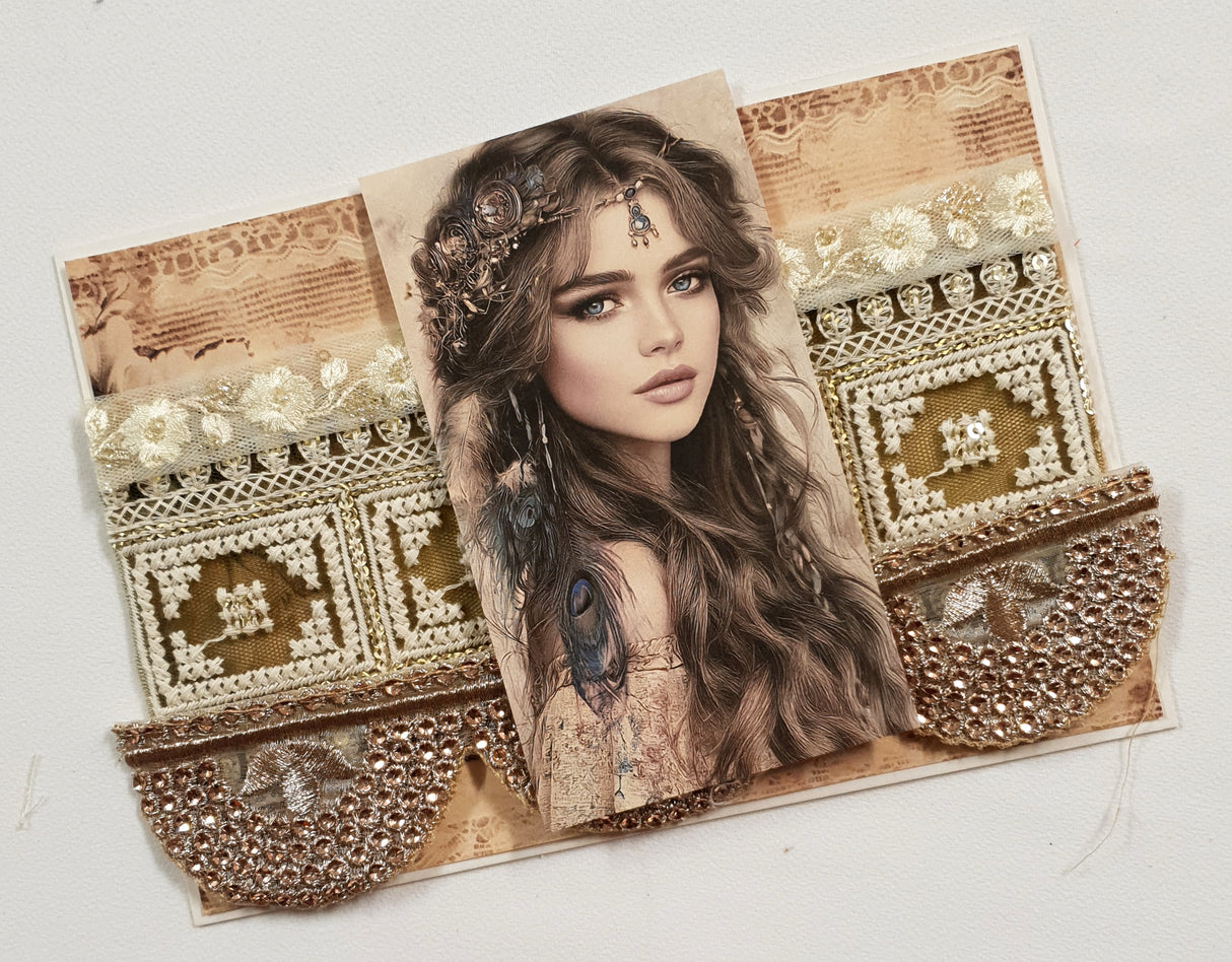 Assorted Embroidered Trim Pack - XZ