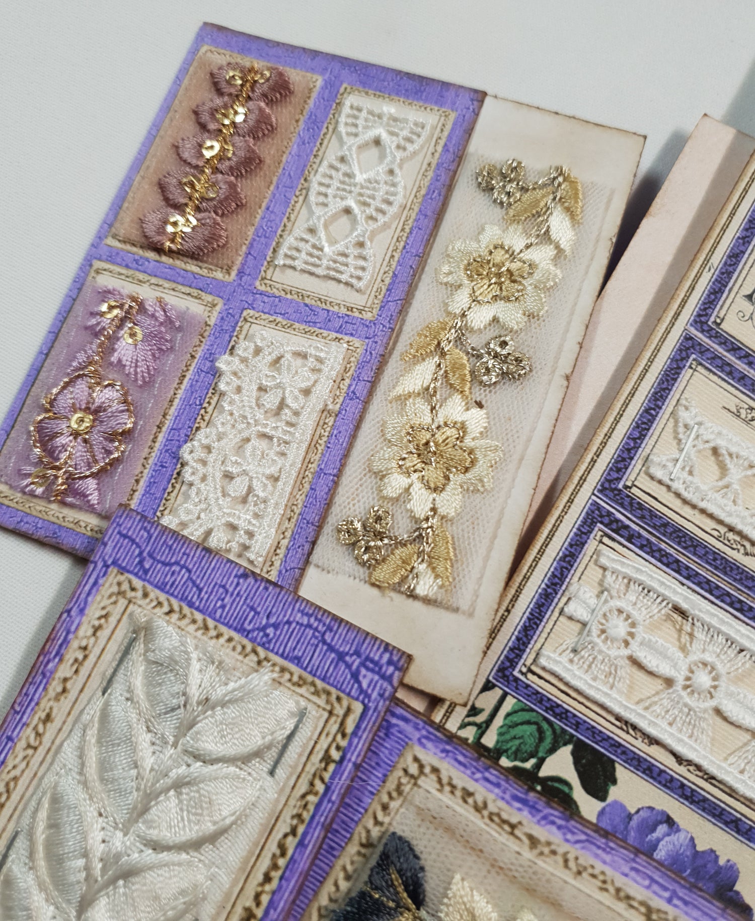 Floral Fabric Sampler Folio - ZS