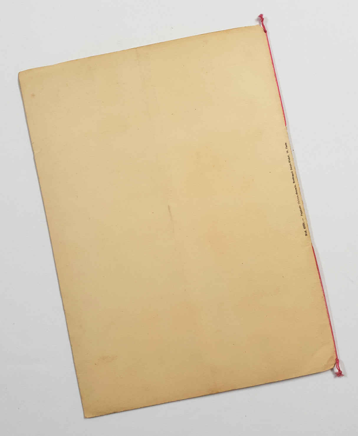 Authentic Antique French 1890 Notaire Document - BY