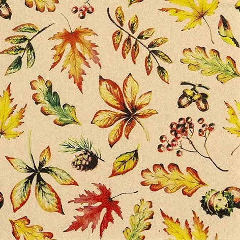 Decoupage Napkin - (DN-8089) - Leaves all Over