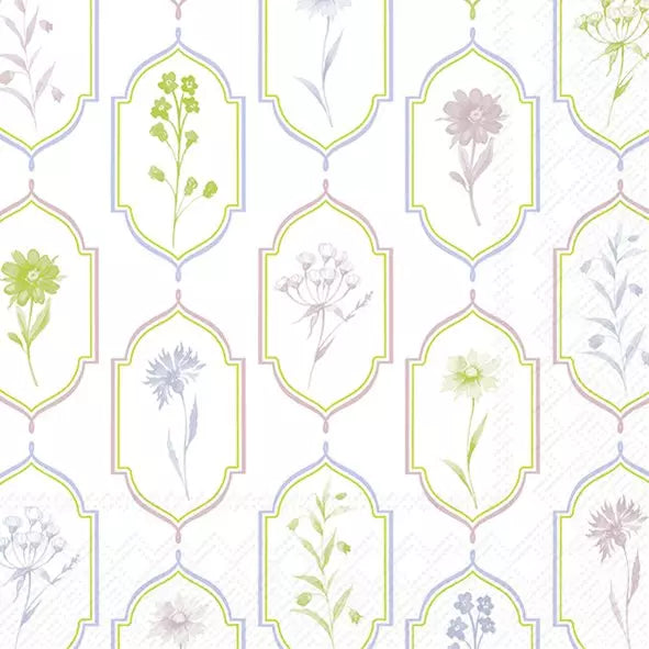 Decoupage Napkin - (DN-8098) - Philipa - Light Green