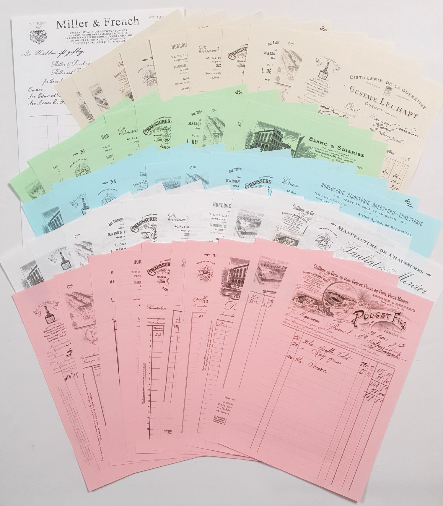 Faux Vintage Invoice - Mega Pack