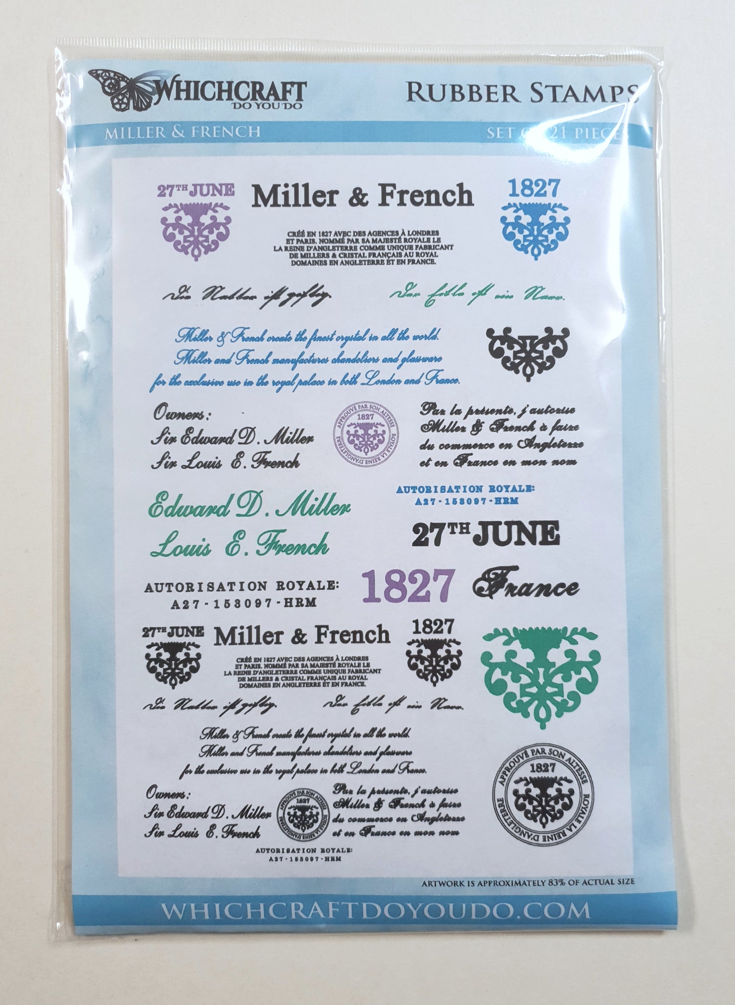 Whichcraft Stamp Set - Miller & French