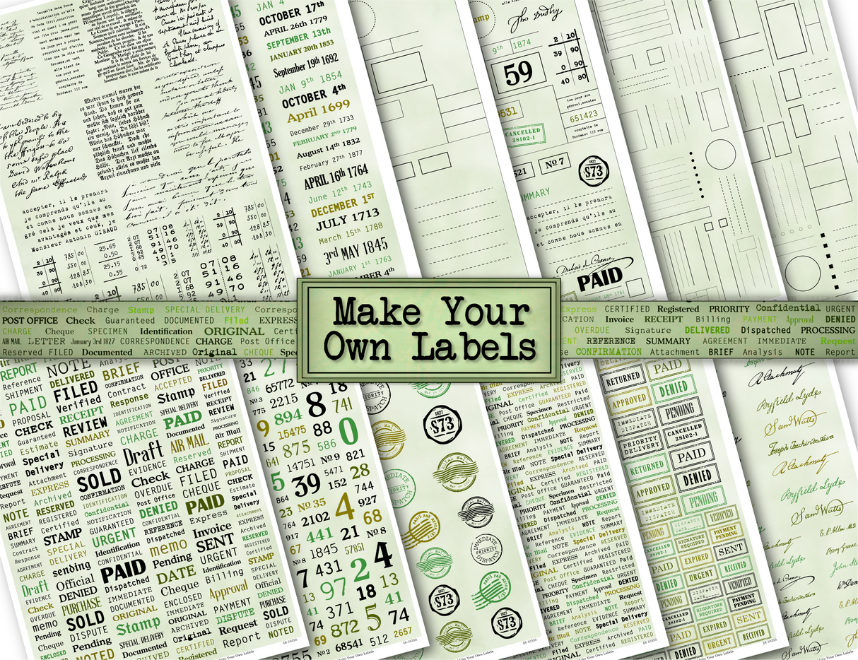 Make Your Own Labels - DI-10355 - Digital Download