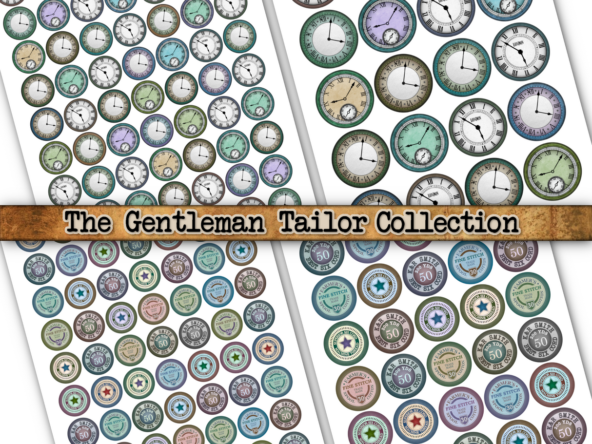 The Gentleman Tailor Collection - DI-10265 - Digital Download