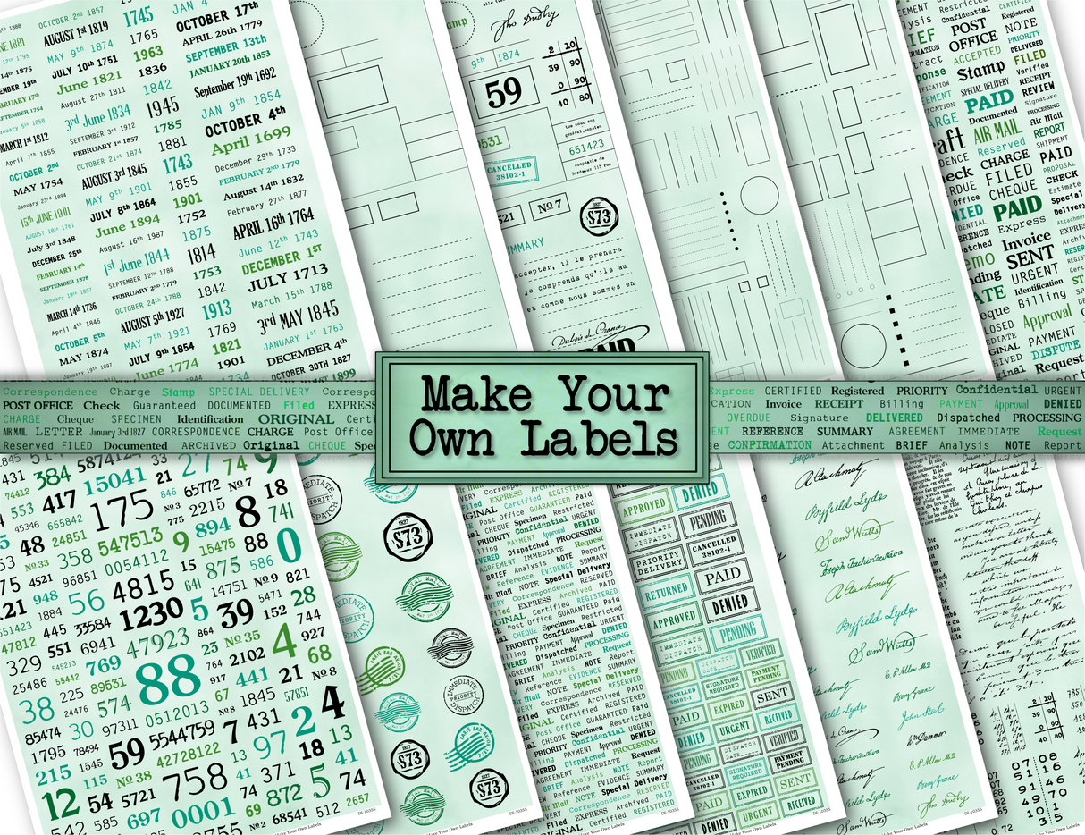 Make Your Own Labels - DI-10355 - Digital Download