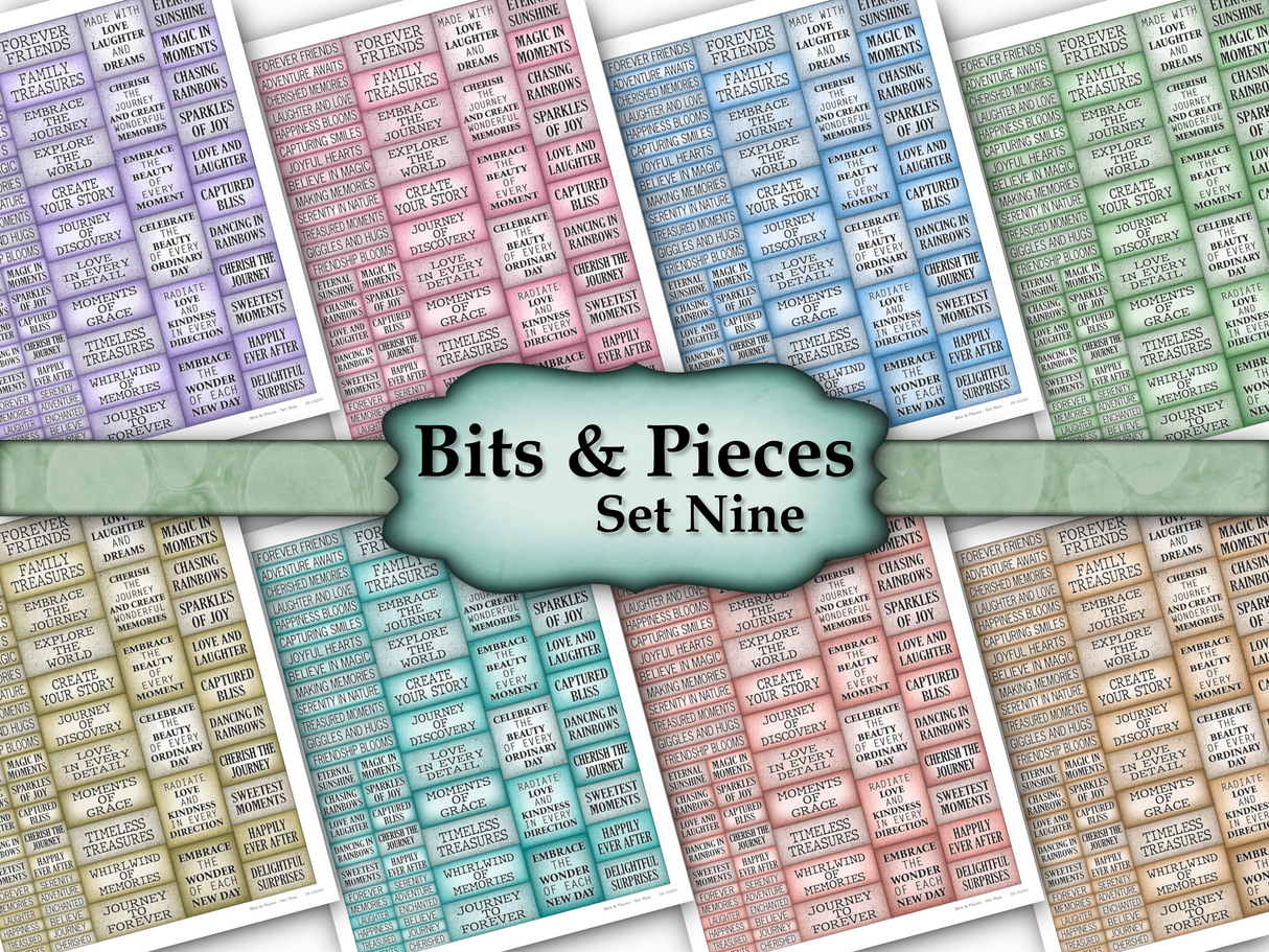 Bits & Pieces - Set Nine - DI-10245 - Digital Download