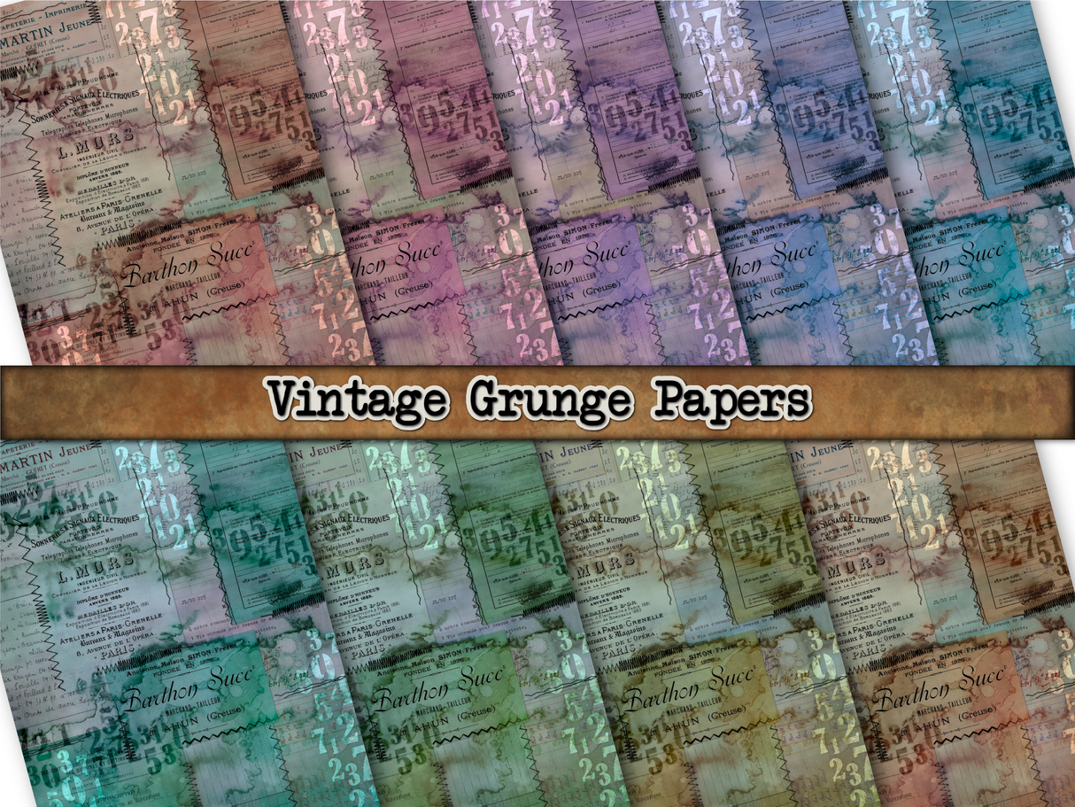 Vintage Grunge - Papers - DI-10249 - Digital Download