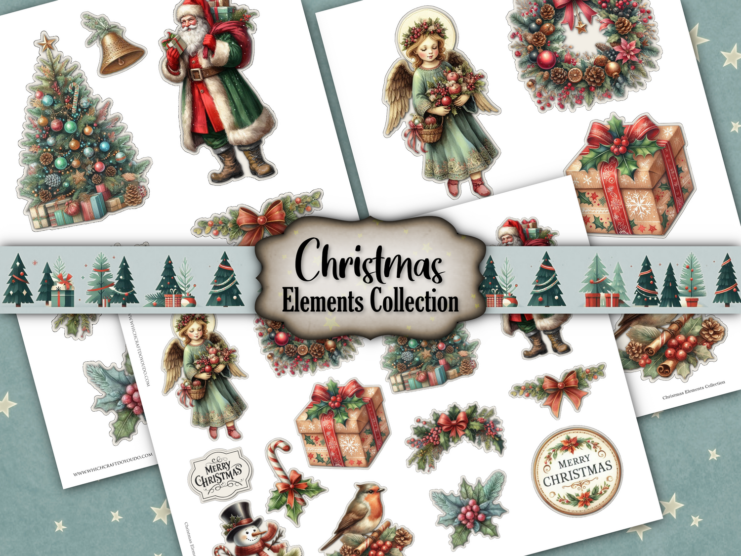 Christmas Elements Collection - DI-10263 - Digital Download