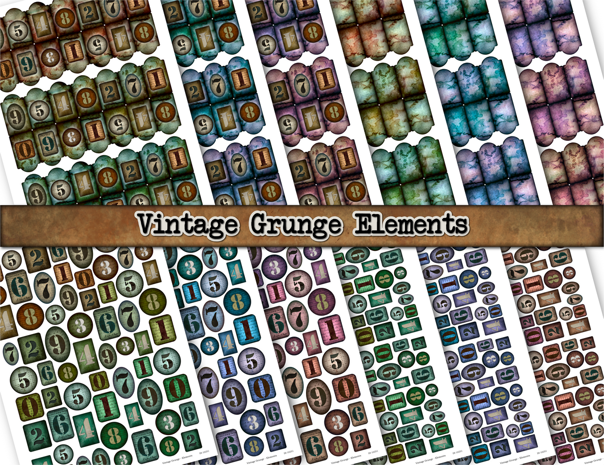 Vintage Grunge - Elements - DI-10251 - Digital Download