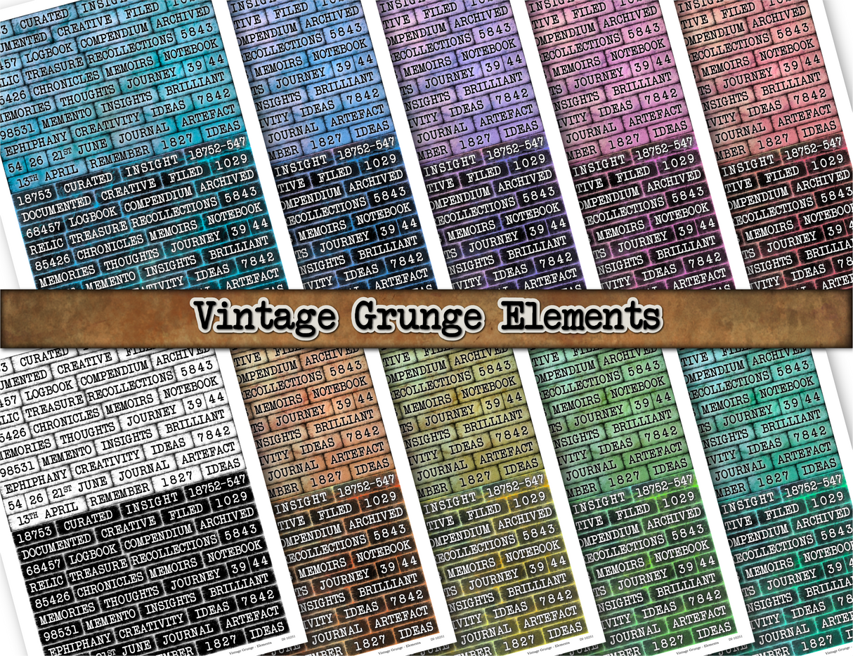 Vintage Grunge - Elements - DI-10251 - Digital Download