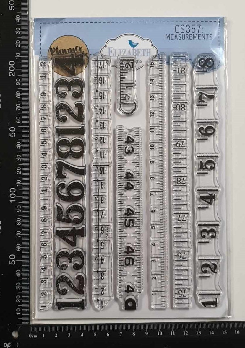 Elizabeth Craft Designs – Measurement Stamp Set
