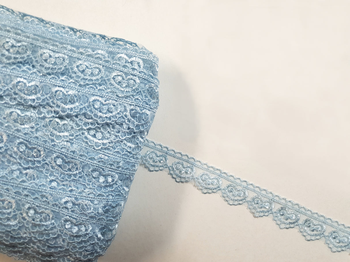 Lace Trim Pack - 118 - Blue - 1 Meter
