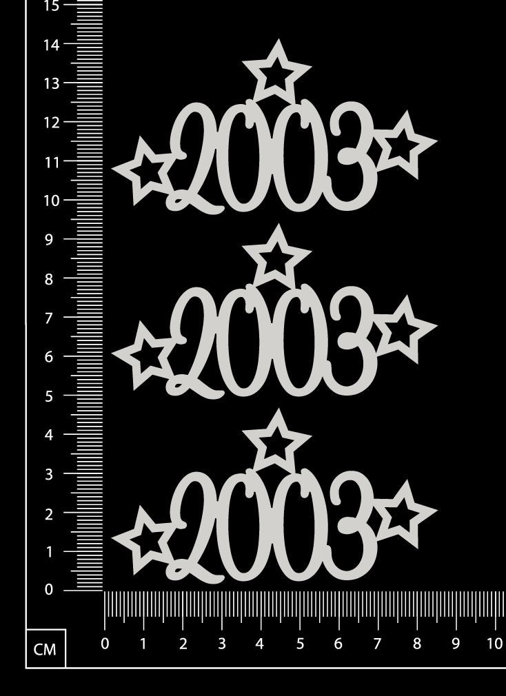 2003 Set - White Chipboard