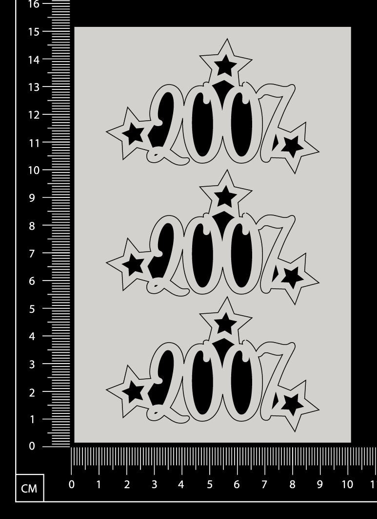 2007 Set - White Chipboard