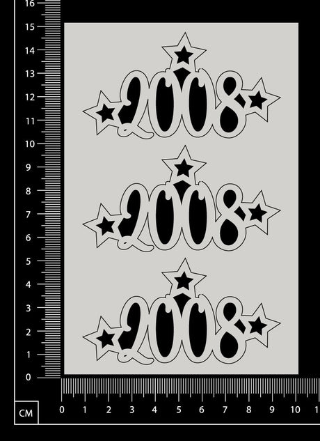 2008 Set - White Chipboard