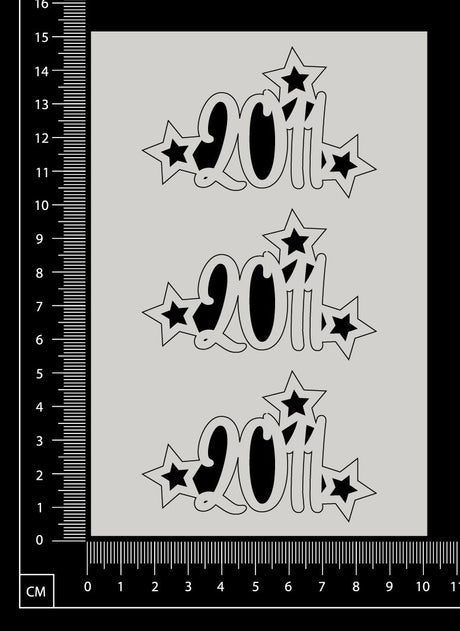 2011 Set - White Chipboard