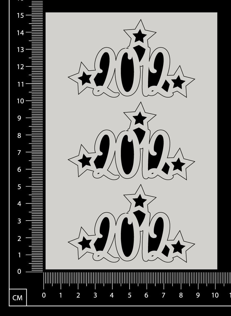 2012 Set - White Chipboard