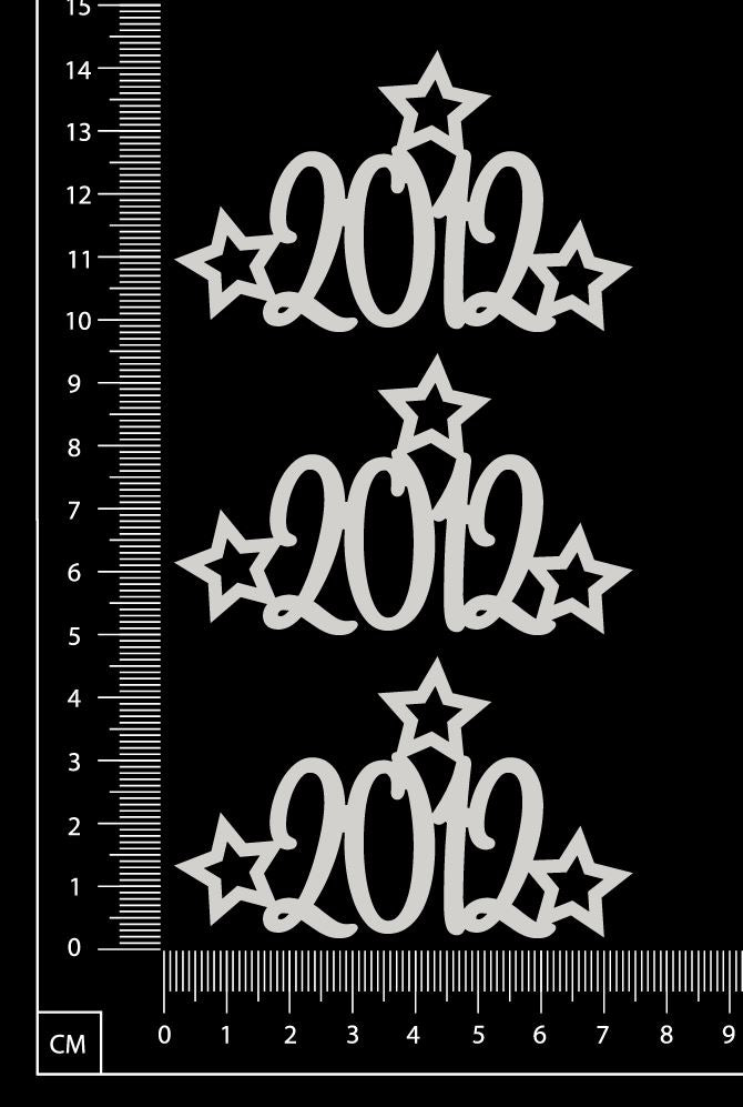 2012 Set - White Chipboard