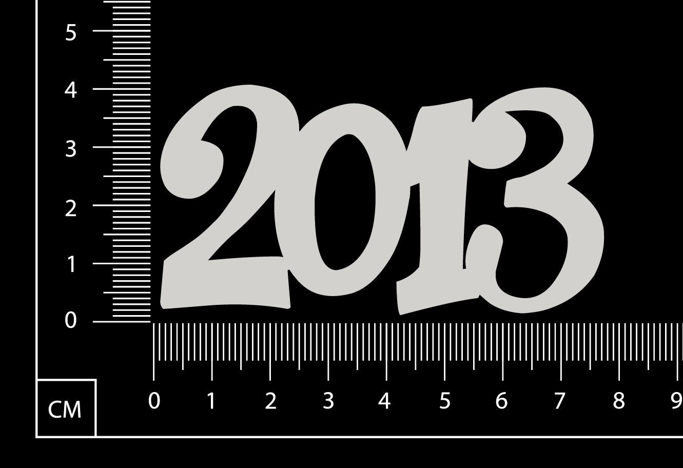 2013 - White Chipboard