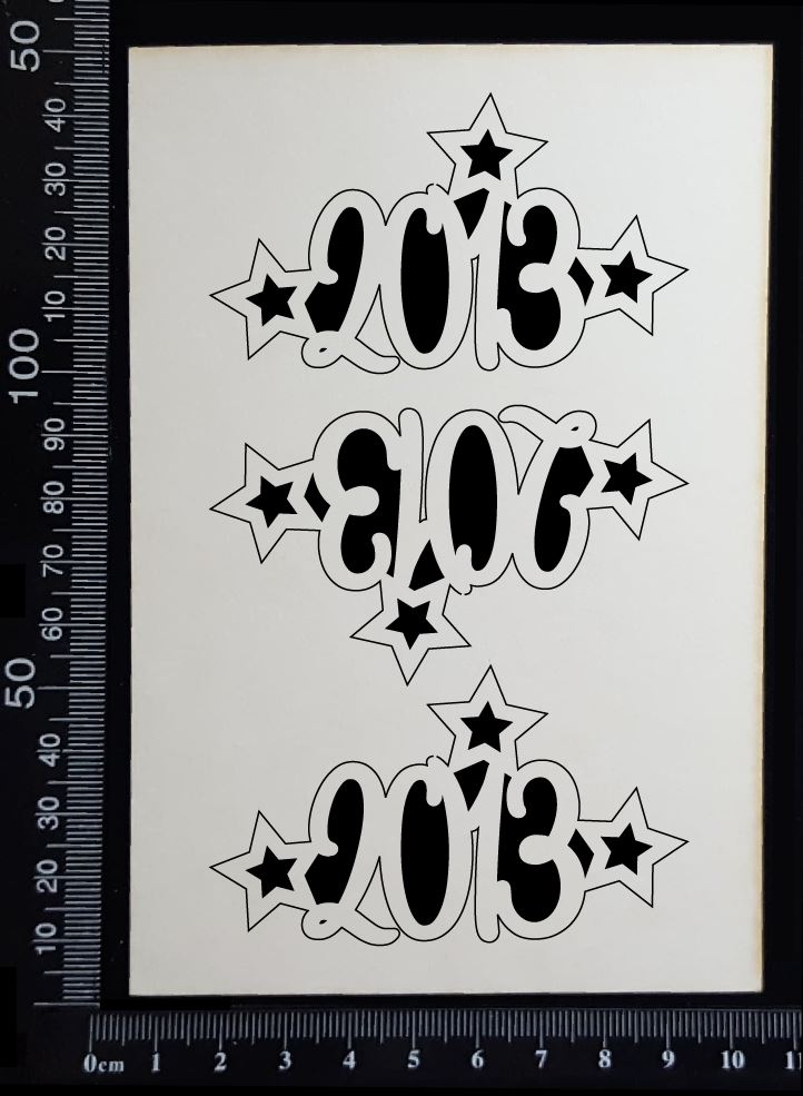 2013 Set - White Chipboard