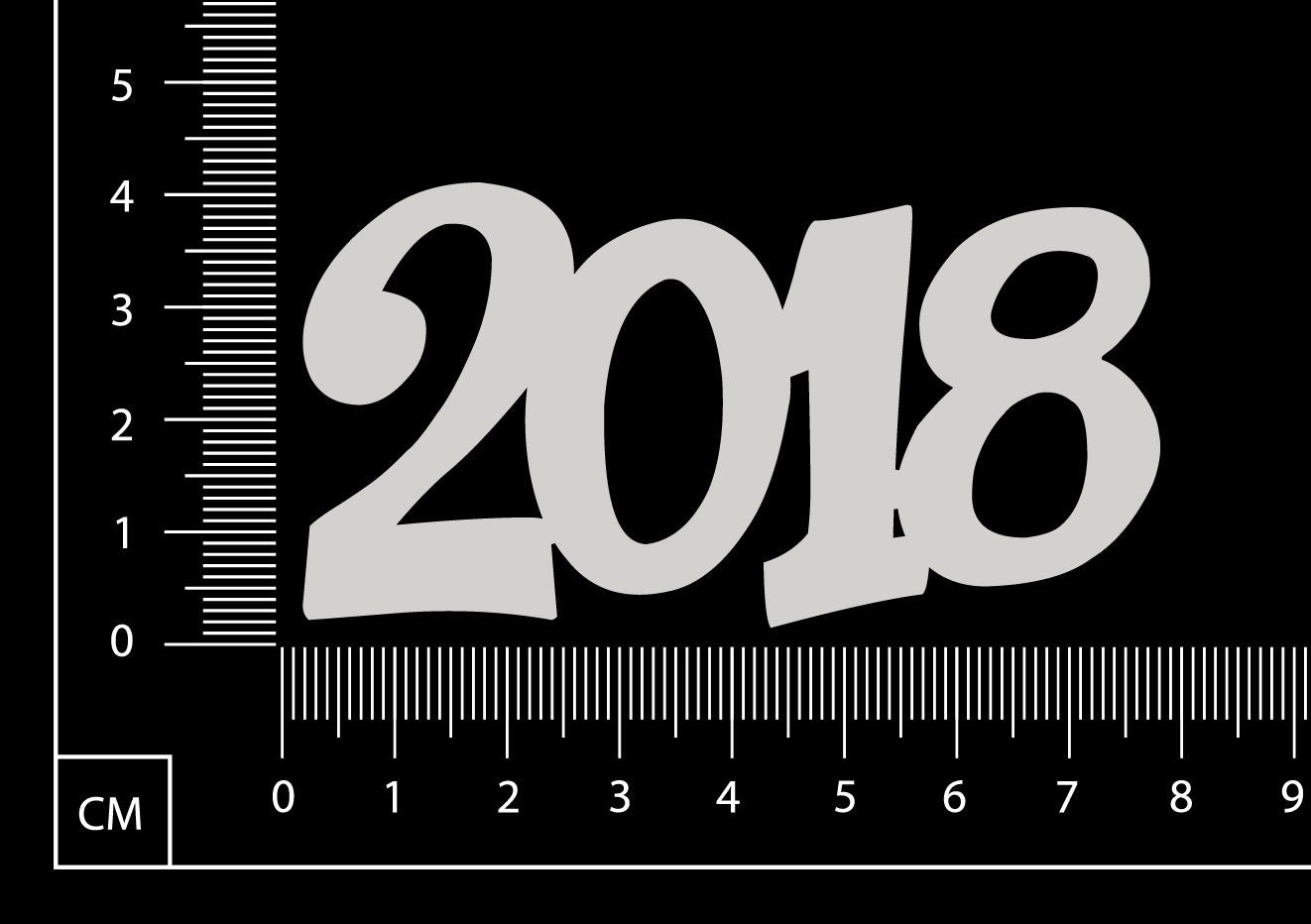 2018 - White Chipboard