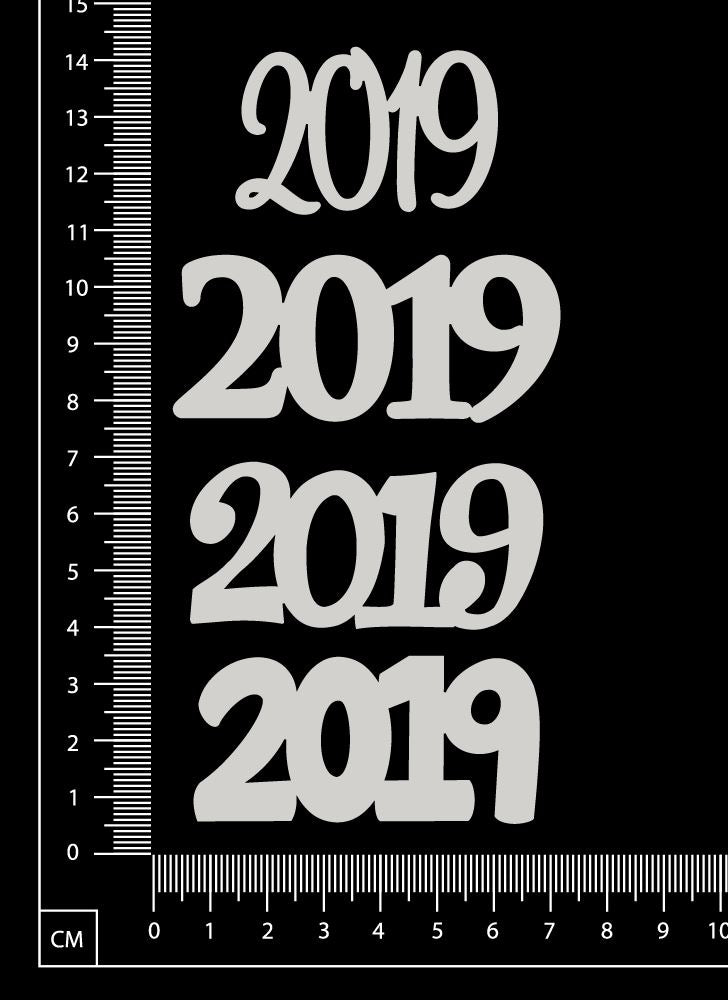 2019 Set - F - White Chipboard