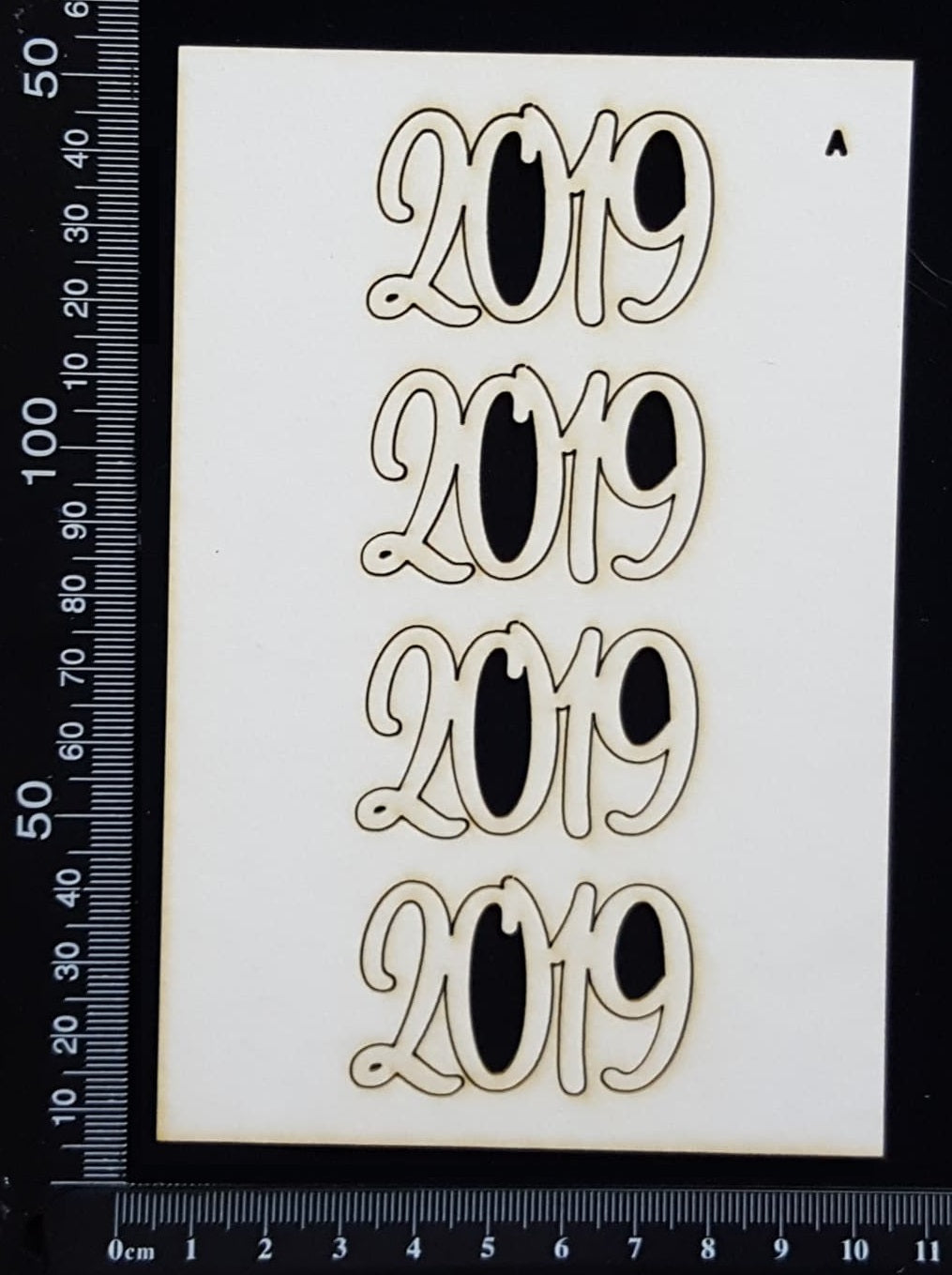 2019 Set - A - White Chipboard